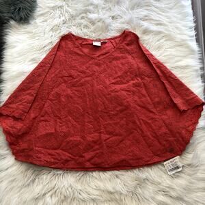 nwt roxy girl batwing style eyelet blouse top size girls large